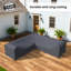 Housse pour canapé modulaire d'extérieur 30,25 po