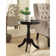Krohn Transitional Round Pedestal End Table with 4 Legs