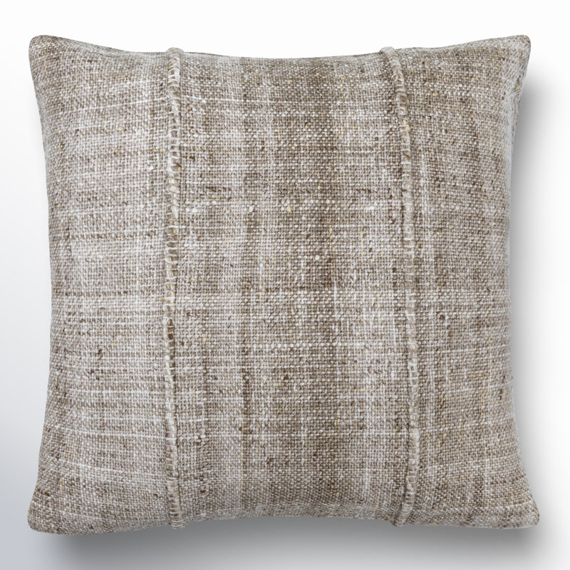 Coussin Zeppelin, H 18 po x l 18 po, Polyester/ bourre en polyester, Kaki