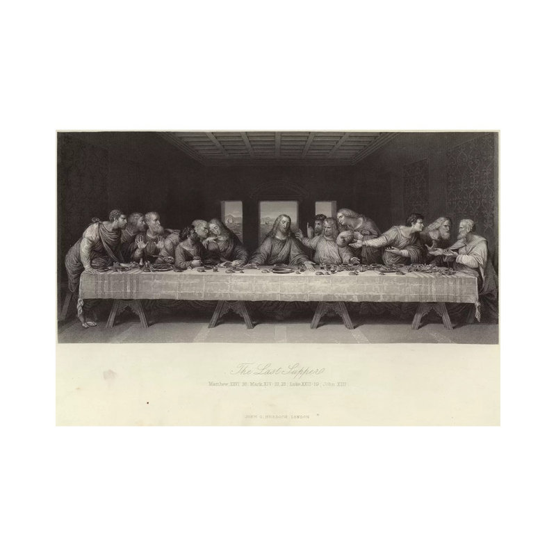 The Last Supper - Gallery-Wrapped Canvas Giclée, 12" H x 18" W