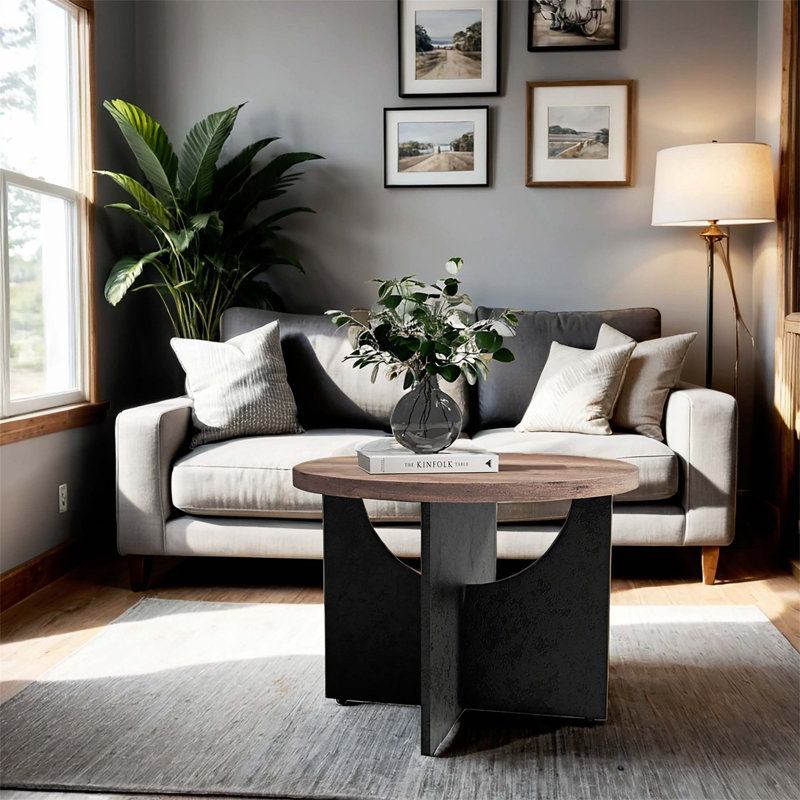 23,62 po de style moderne et rétro rond pour le salon et la chambre à coucher
