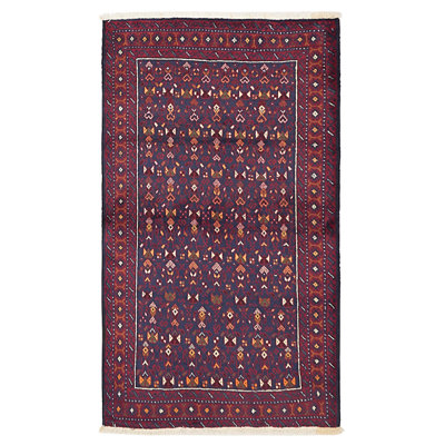 Teimani Navy Rug 3'5" x 5'9"