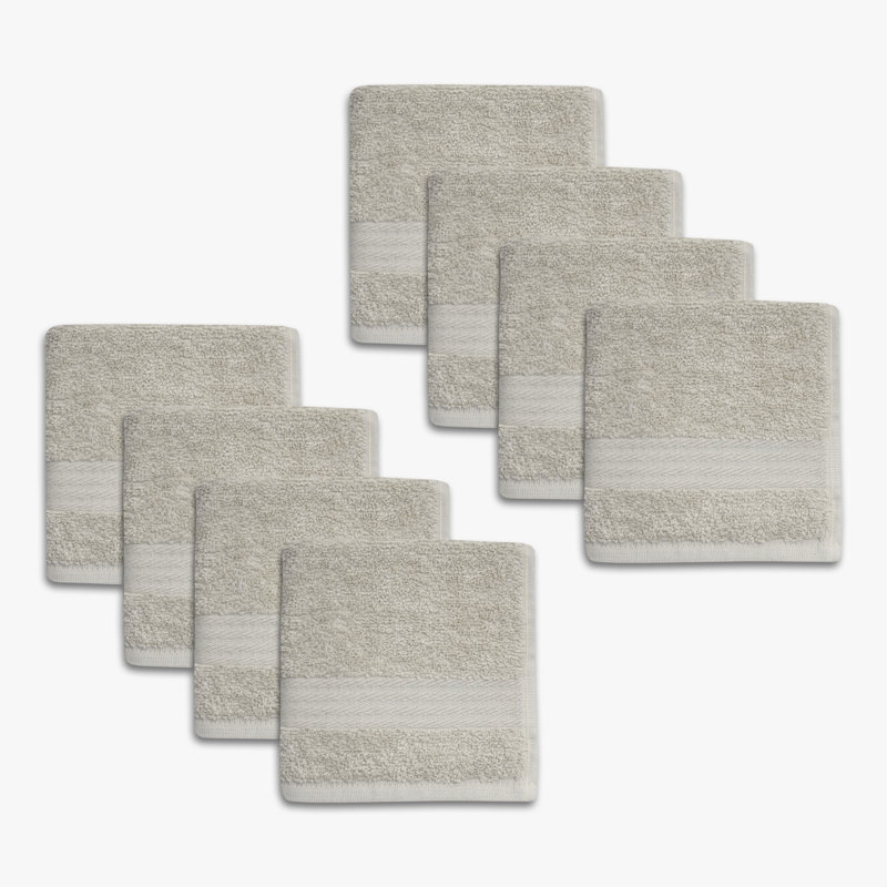 Ensemble de serviettes de bain True Classics, Tanné, Essuie-mains - paquet de 8