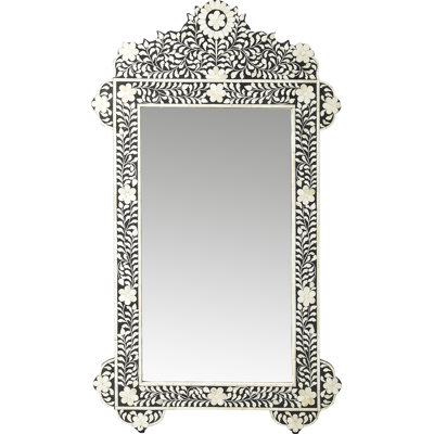 Vivienne Crown Bone Inlay Wall Mirrored