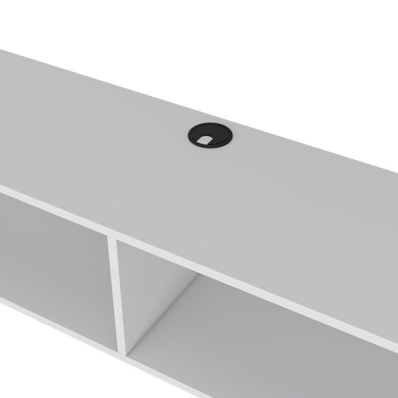 Floating Tv Stand Moore, Living Room, White