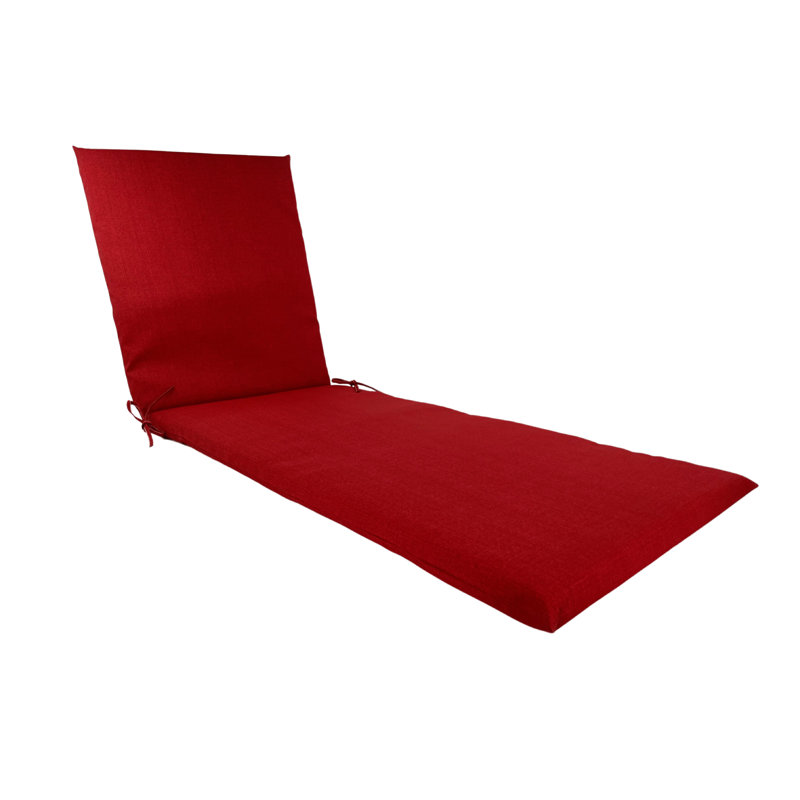 Coussin de chaise longue d'extérieur Kimely, Baie