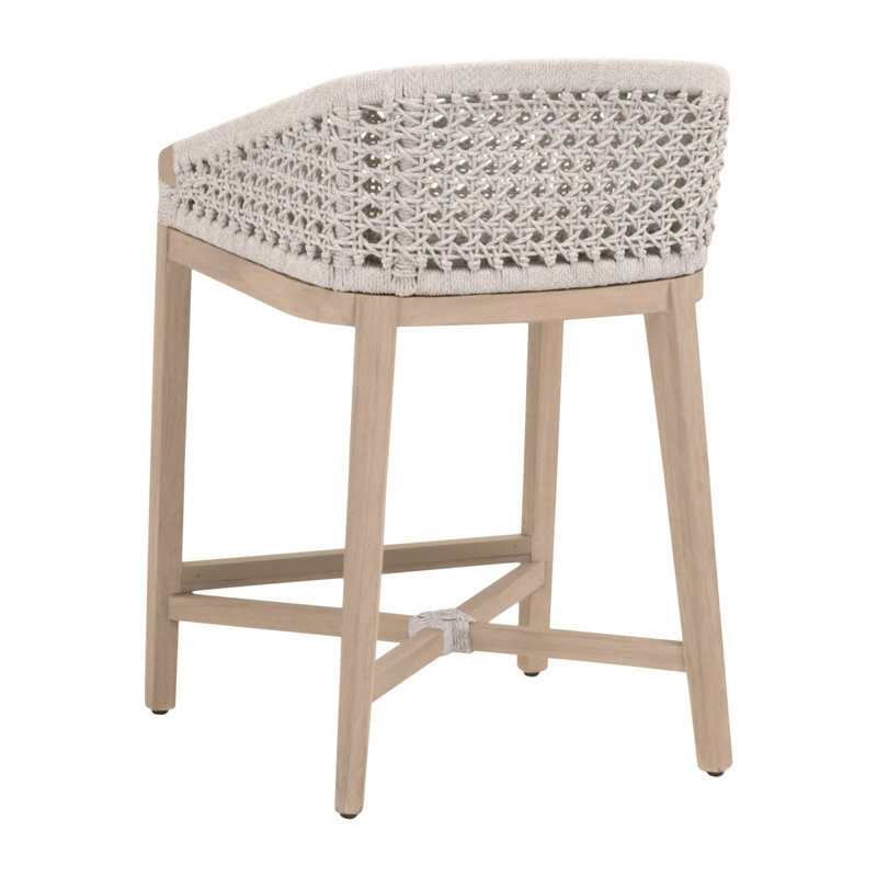 Tabouret de comptoir Montecito, Blanc