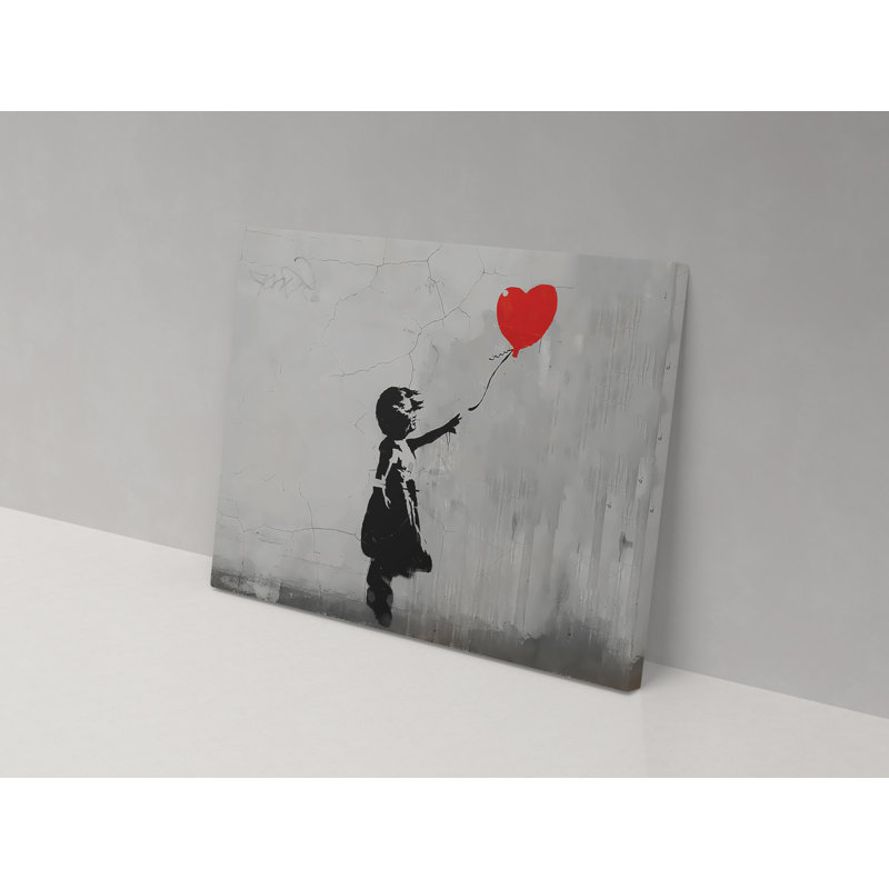 Balloon Girl Banksy - Wrapped Canvas Print, 67cm H x 102cm W x 4cm D