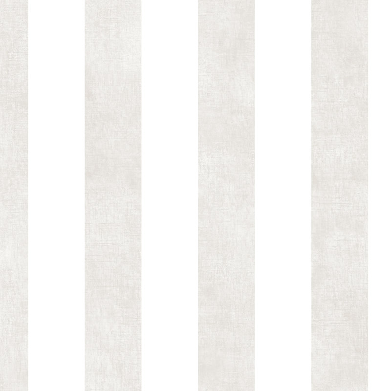  Rouleau de papier peint rayé L 33 pi x l 20,5 po, Taupe / lin