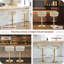 Bar Stool, Breakfast Bar Stool, Velvet Kitchen Stool, Island Counter Stool Height Adjustable, 360° Swivel Stool, with Metal Base and Footrest-1660598336-1660598350