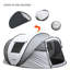 Tente de bateau escamotable pour 4-6 personnes-128504573-128504571