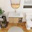 Meuble-lavabo mural simple 30 po avec comptoir en céramique Donah