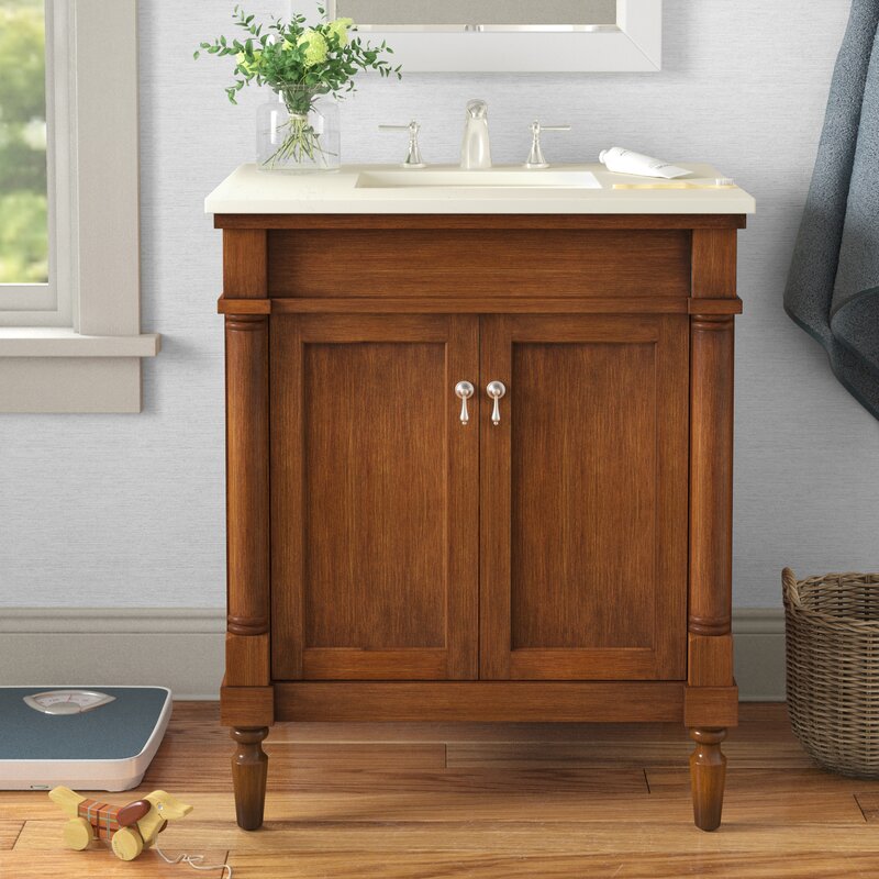 Andover Mills™ Brantley 30'' Single Bathroom Vanity with Top & Reviews ...