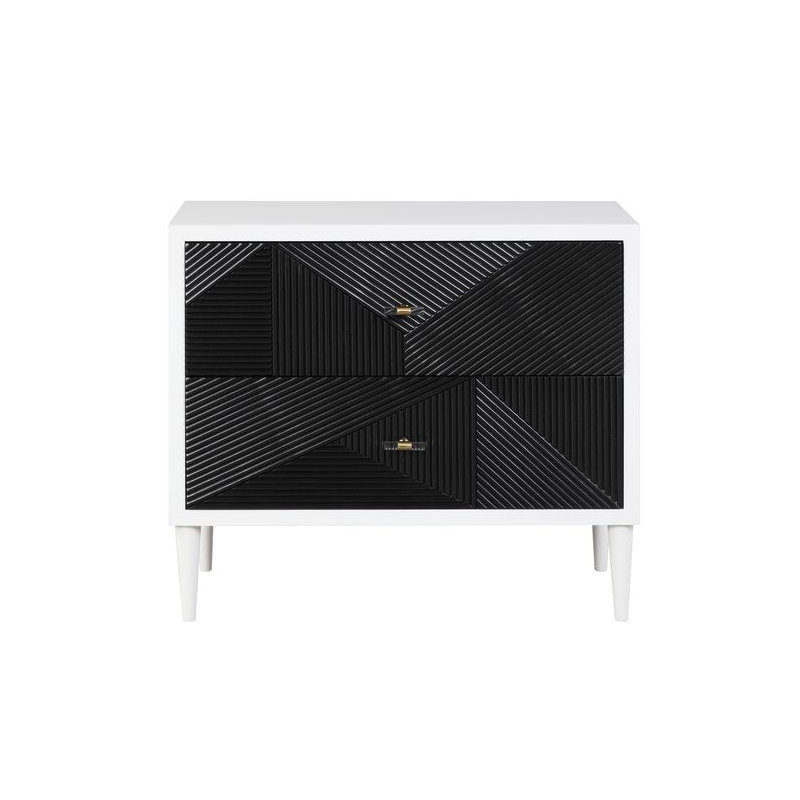 Commode décorative 2 tiroirs