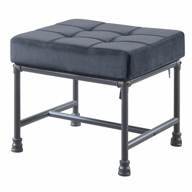 Rectangle Shape Fabric Upholstered Ottoman