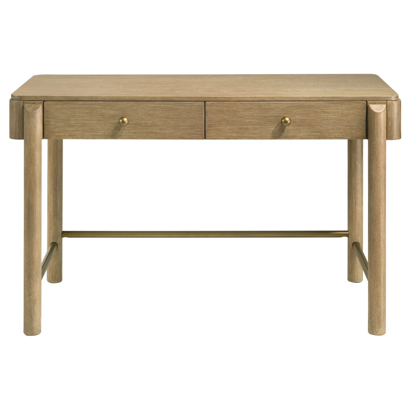 Ensemble de coiffeuse et miroir 2 pièces Farryn Contemporary Contemporary Finish - noir, Brun