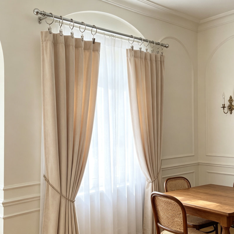 Natural 3.5 cm Curtain Rings