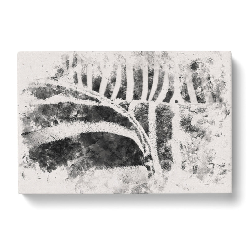 The Stripes of the Zebra - Wrapped Canvas Graphic Art Print, 40cm H x 60cm W x 3cm D
