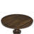 Caesar Traditional Round Pedestal End Table-1143967606