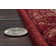 Tapis oriental rouge Attell