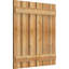 TimberCraft 5 3/8 "planches espacées avec des planches et des lattes, Western Red Cedar (par paire)-36421238-36421235