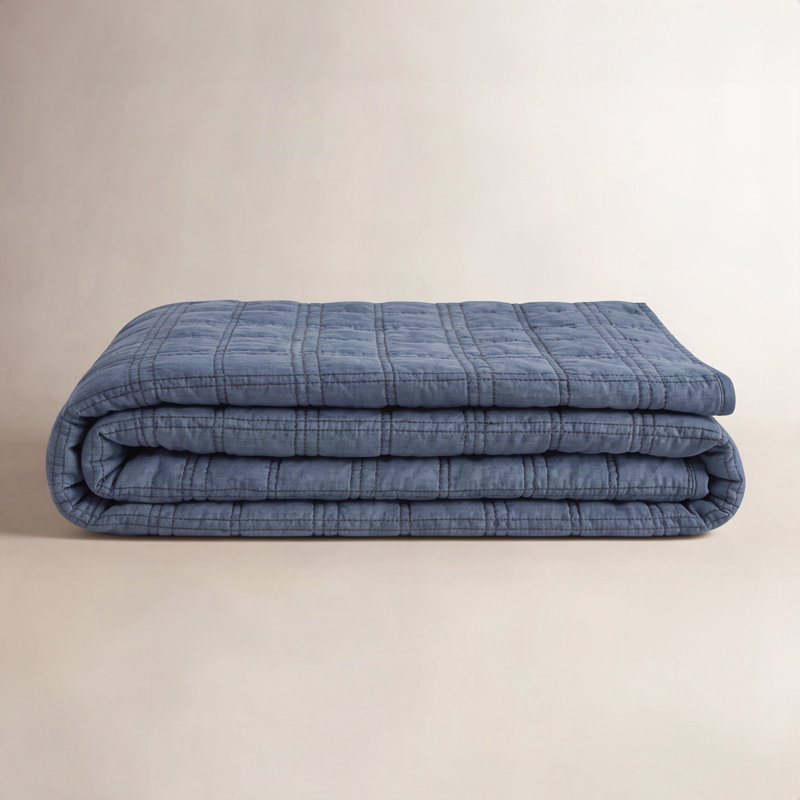 Atlas Denim Quilt, King Quilt