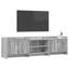 Unfinished TV Stand for TVs up to 75" with Fireplace Included-1230582371
