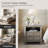 24" Farmhouse Side Table with Charging Station & Large 2 Drawers-646763497