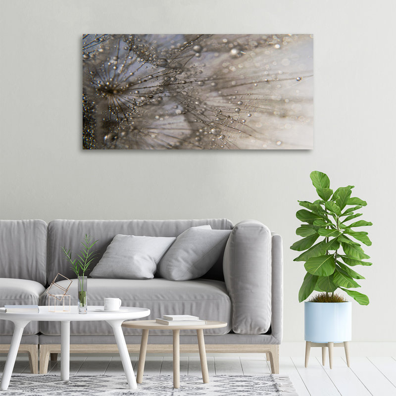 Dandelion Seeds - Print, 50cm H x 100cm W x 2cm D, Canvas
