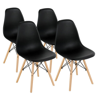 Chaise d'appoint moderne avec pieds en bois