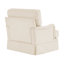 32.7" Skirted Swivel Arm Chair for Living Room Bedroom-383764380