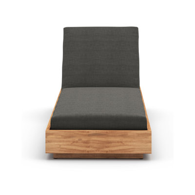 Kinta Outdoor Teak Chaise Lounge