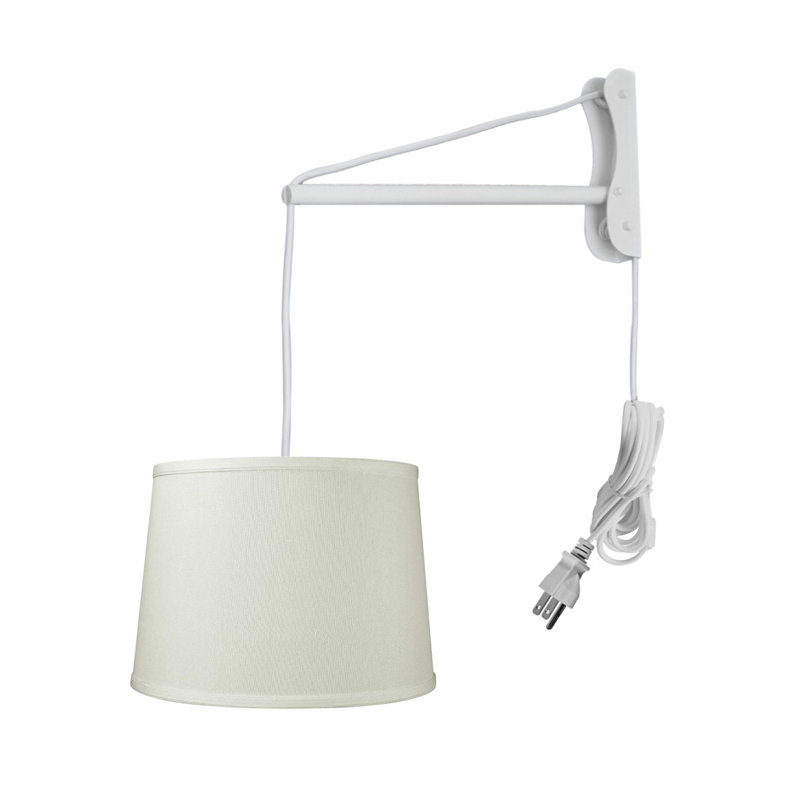 Bras pivotant à 2 lumières St Judes, Blanc, H 14 po x l 14 po x P 10 po