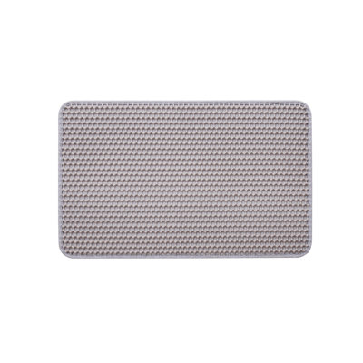 Tapis de litière 24 po x 15 po pour litière antidérapante et anti-urine pour chat