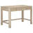 Solano Makeup Vanity and Writing Desk with 2 Felt-Lined Drawers, Weathered Mango