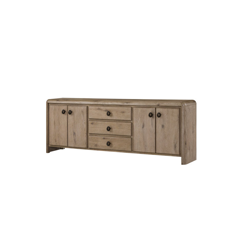 English Knotty Oak 84" Console