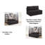 Causeuse Nailah City Chic