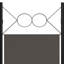 Tati 457.2cm H Folding Room Divider-703663389-703663379