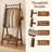 Freestanding Solid Pine Garment Rack, 31.9 x 17.7 x 62.4 Inches