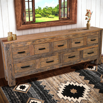 NINE DRAWER APOTHOCARY CONSOLE
