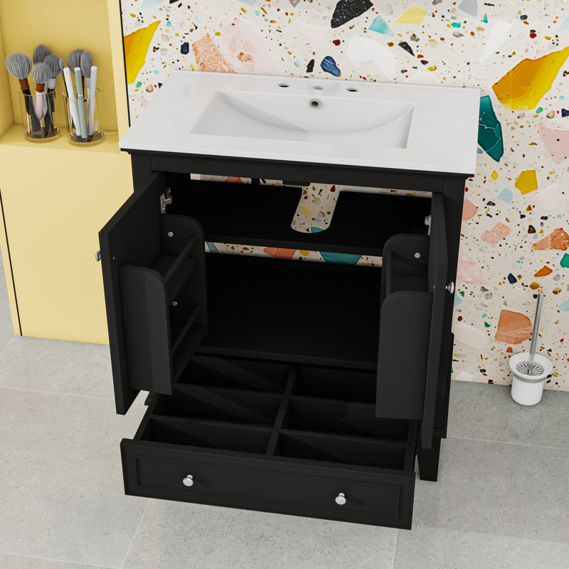 Bathroom Vanity with Sink Combo, Doors and Drawer