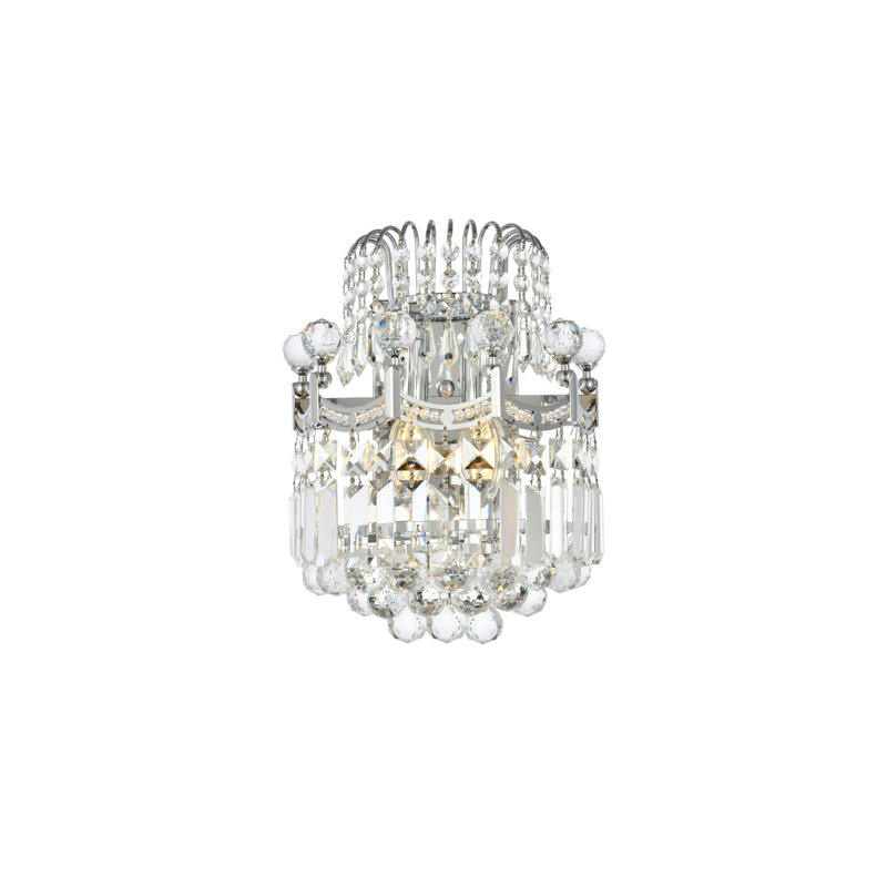 Eustacio Flush Mounted Sconce, Chrome