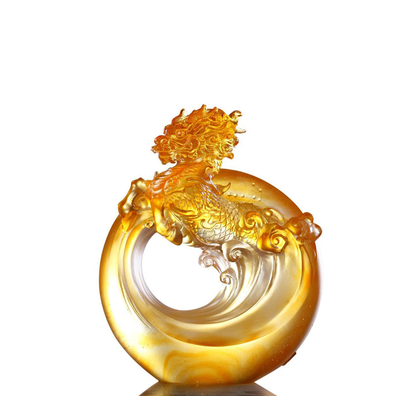 Crystal Mythical Creature, Dark Light Amber