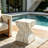 Cement Outdoor Patio End Tables-340517684