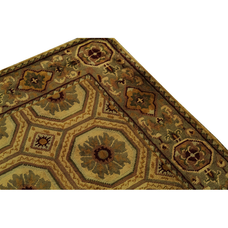 Hand-Knotted High-Quality Rust Area Rug