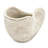 Textured Beige Finish Sand And Cement Shell Planter For Herbs Adding A Relaxed Feeling To Your Bedroom 11.5X6.7X7.7 Inches In Form With Neutral Colorway Trailing Plant Arrangements-1750160113