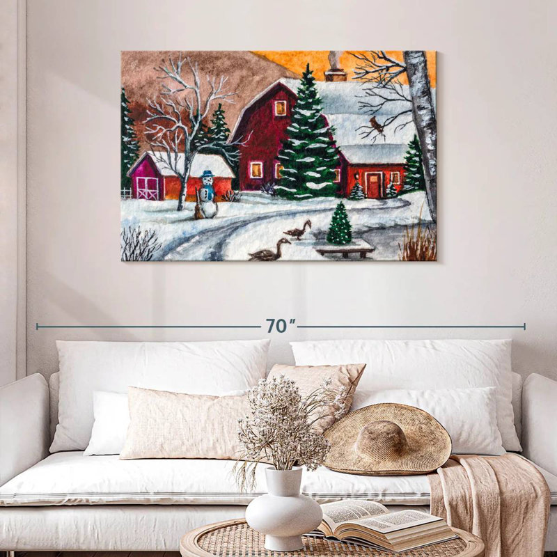 Ferme de Noël, H 30 po x l 45 po