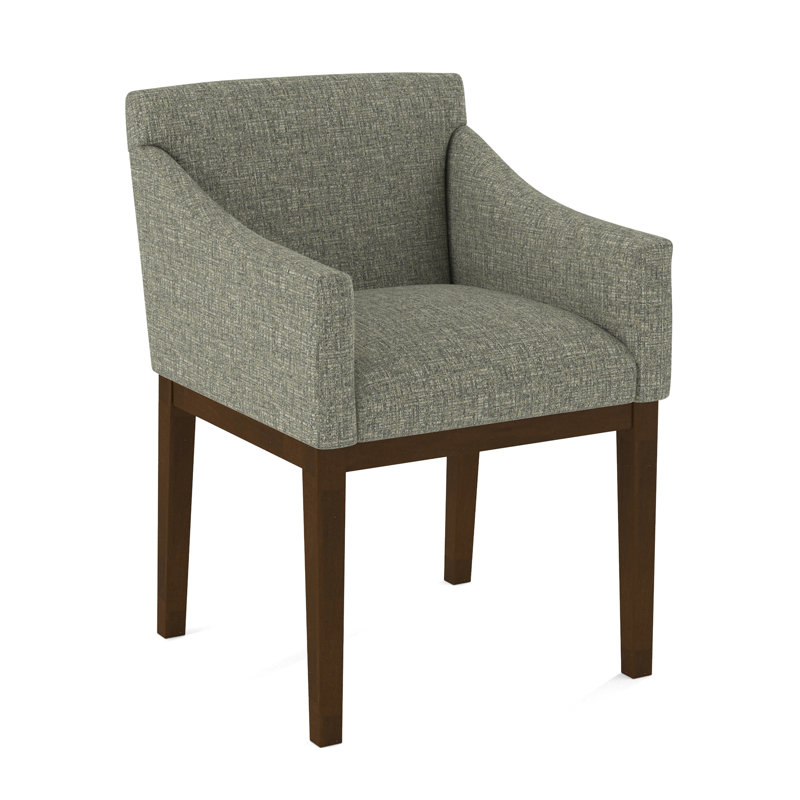 Upholstered Arm Chair, Applause Bray, Pecan