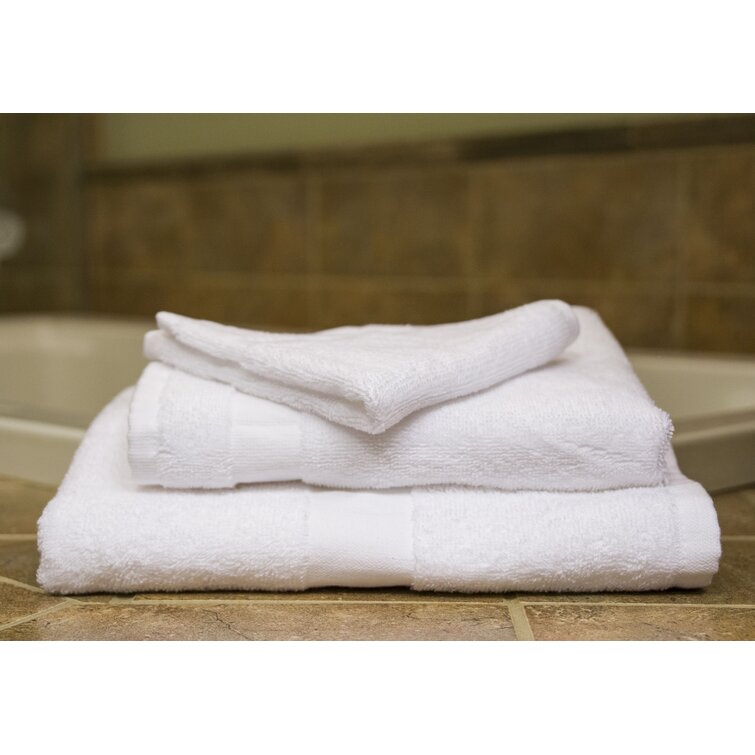 Martex Cam Bath Towel Set (Set of 12) Westpoint Hospitality Color: White