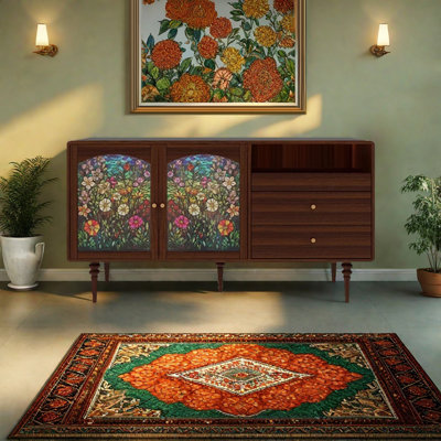 Living room storage French sideboard cabinet